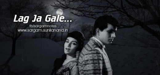 lag ja gale hindi old song notes