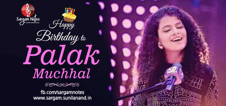 Indian bollywood femable playback singer Palak Muchhal biography